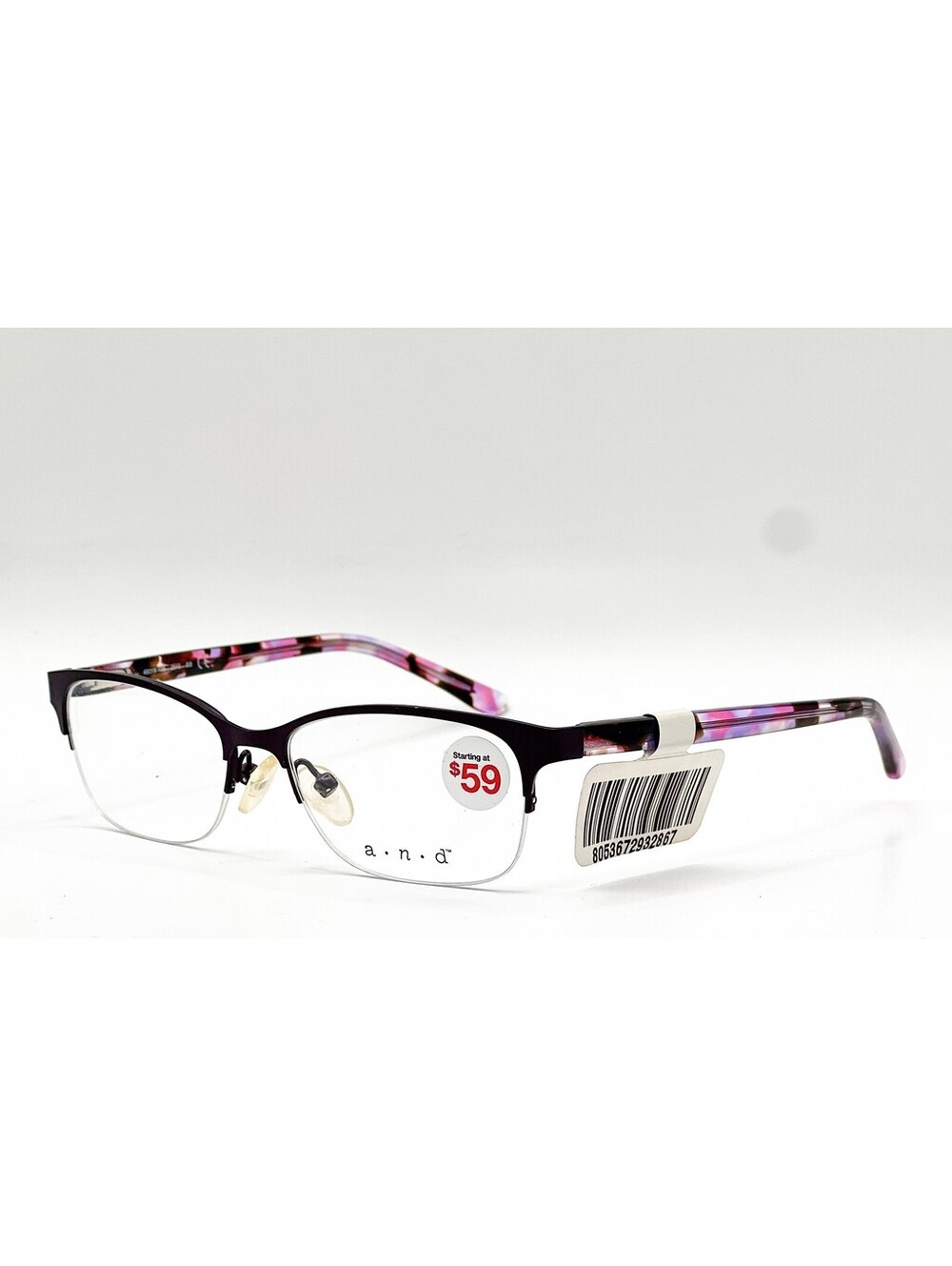 A New Day A3 1019 2545 Purple Authentic Eyeglasses 49-15-135